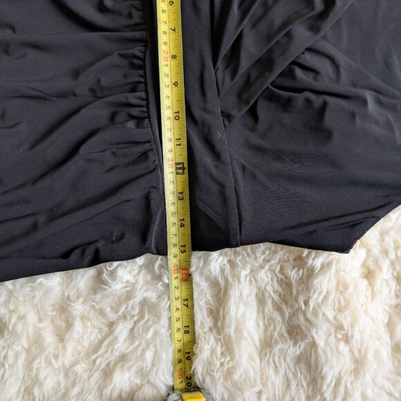 LAUREN Ralph Lauren Black Maxi Dress - Size 10 | Elegant Evening | New Year's - Picture 8 of 8